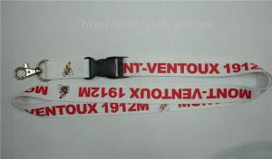 Wholesale Sports event badge neck lanyard with ABS plastic side release buckle, from china suppliers