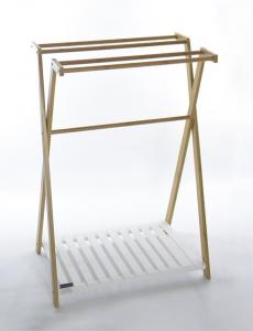 Wholesale Bamboo And MDF Free Standing Towel Rack from china suppliers