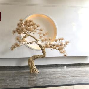 Wholesale Yellow Artificial Poly Resin Pine Trees Needle Branch Club Festivals Occasion Decoration from china suppliers