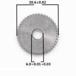 6mm 8mm DC Motor Accessories 0.5 Mode 40 Teeth 45 Small Metal Gears