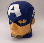 3D Marvel Captain America Night Light / Blue Battery Captain America Led Light