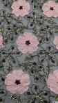 Leafy Corded Lace Fabric Sequin Embroidered High Quality Lace Elegent Embroidery