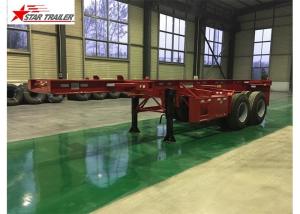 Wholesale Large Capacity Container Skeletal Trailers , Heavy Duty Gooseneck Container Trailer from china suppliers