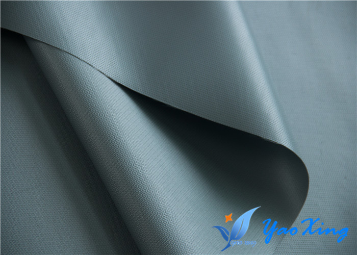 Industrial Pu Coated Polyester Fabric 0.8mm Twill Satin Woven Design