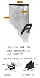 Wholesale high quality 13L gravity dry food dispenser from china suppliers
