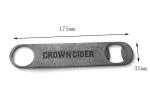 Stamping Stainless Steel Bottle Opener With Logo Lathe Machining 175*35mm