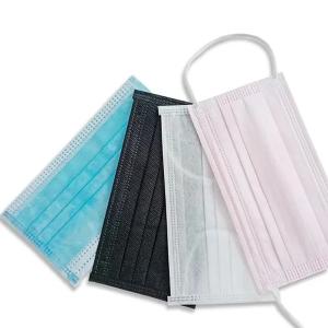 Wholesale Lightweight Black Disposable Face Mask 3ply Breathing Medical Mask Anti Virus from china suppliers