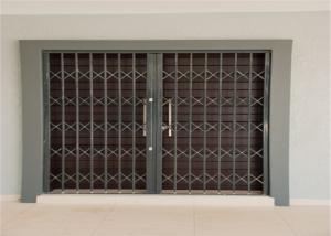Wholesale Thickness 2.0mm 6063 Aluminium Security Doors With Sand Blasting from china suppliers