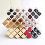 Fish Shape Clear Lipstick Organizer Tower, Lip Gloss Storage Holder Stand for 16