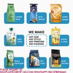Zipper Bag Nuts Tea Food Snack Packaging Bag Plastic Packaging Sealed Aluminum