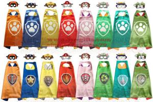 Wholesale Cape and Mask Set Patrol Costume kids birthday party favor Superhero Style Cosplay Costumes and Halloween Gift from china suppliers