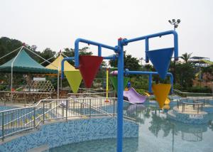 Wholesale Funny Spray Kids Water Playground , Water Playground Equipment With Dump Bucket from china suppliers