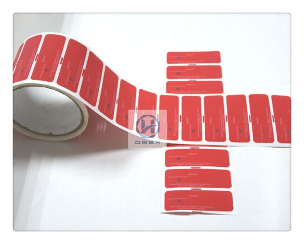 Water Meter Magnetic Tamper Proof Label Security Labels Sticker With Anti -