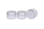 4oz Plastic PET Hair Mask Film Conatiner OD 73mm Face Cream Cosmetic Jar With