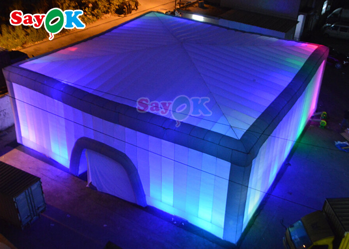 15x15x6m Inflatable Cube Tent Adults Outdoor Event Party Night Club Air Blow Up Tents