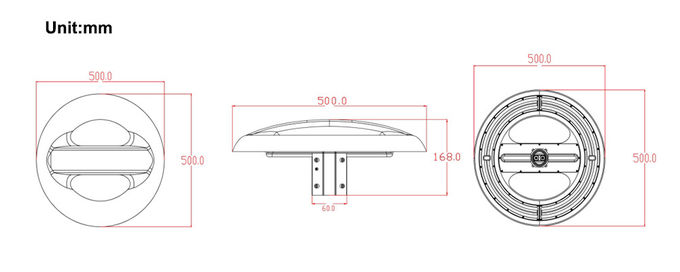 High Robustness Led Post Top Light PSE CE ROHS Hydrophobic Surface IK10 Highly Efficient System