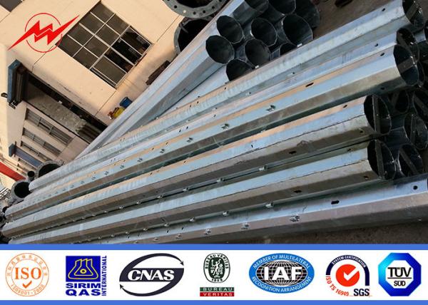 33kv 69kv 2mm Galvanised Steel Angle Cross Arm For Electric Power Tower