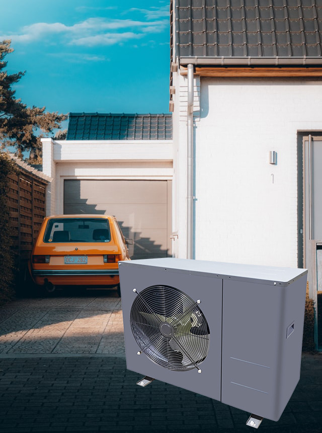 Fully Inverter 9KW Air Source Monoblock Heat Pump TUV with lower carbon