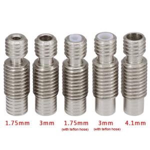 Wholesale 1.75mm Heatbreak PTFE M6 M7 Screw E3D V6 Throat for 3D Printer from china suppliers