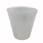 Transparent Plastic flower nursery pot with various size
