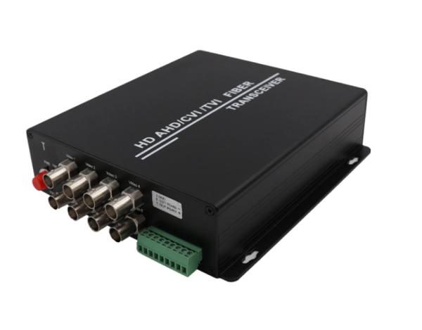 8Ch Video over Fiber Converter for 720P, 1080P/1Ch 720P/960P/1080P HD-CVI/AHD