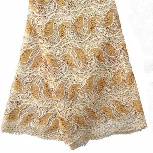 Wholesale F50279 51&quot;-52&quot; customizable gold african lace fabrics switzerland guipure latest 2015 from china suppliers