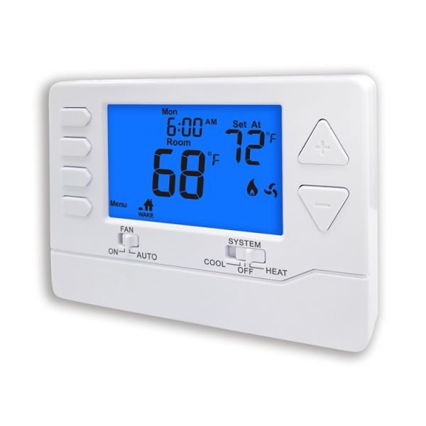 Highly Accurate Wired Room Thermostat for Conventional Applications AUTO Fan Operation Mode and ±1C Accuracy