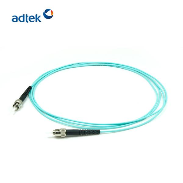 ST/UPC-ST/UPC Simplex OM3 Fiber Patch Cord 0.9mm 2.0mm 3.0mm Cable Jumper