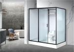 Shower Cabins White Acrylic ABS Tray2000*1160*2150mm black aluminium front open