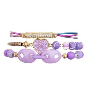 Wholesale 6mm Round Acrylic Stretchy Handmade Beads Bracelet For Women Party from china suppliers