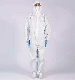 Wholesale Xxl Disposable Waterproof Disposable White Protective Coveralls Ppe Suit from china suppliers
