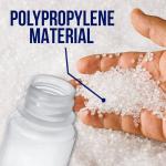 Laboratory Grade Polypropylene Wide Mouth Reagent Bottle, 2oz Plastic Empty