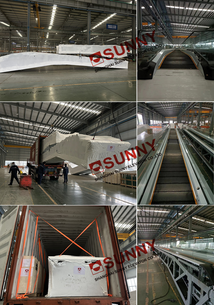 Shopping Malls , Office Moving Walk Escalator Angle 30 Deg Speed 0.4m / S