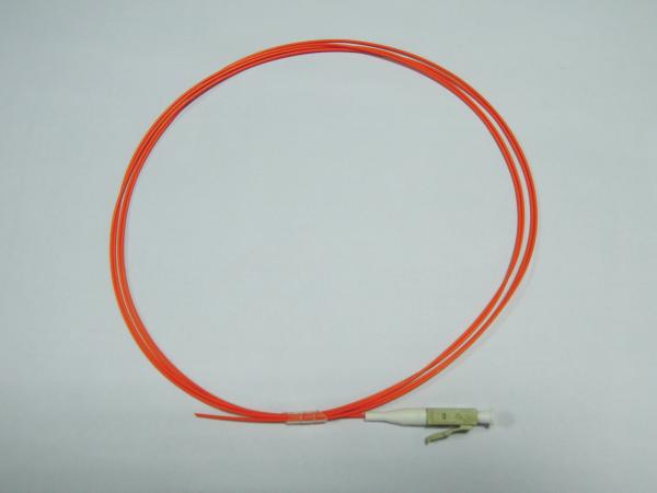 LSZH PVC, OM1, OM2 or OM3 LC PC MM SX 0.9mm Fiber Optic Pigtails for Industrial,