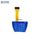OEM Metal Dome Membrane Switch , 1.0mm Pitch Metal Dome Tactile Switch