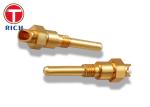 OEM CNC Brass Parts For Copper Fiber Optic AC / DC Pin Metal Processing