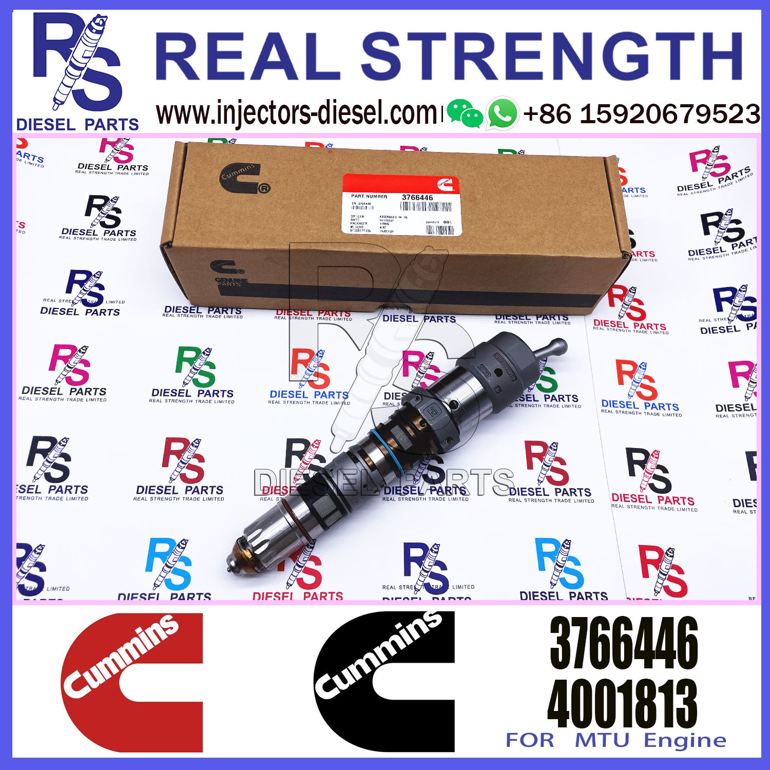 Engine QSK45 QSK60 Fuel INJECTOR 4088427 4326780 4087893 4001813 4326780 3766446 4326784 4326781