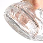 500ml 700ml 750ml Clear Glass Vodka Bottle for Brandy Gin Whisky Rum Customized