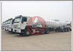 98% Sulfuric Acid Chemical Tank Trailer 21000L 11800x2500x3000mm Special Design