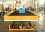 1 Ton 2 Tonne Rubber Roller Top Hydraulic Scissor Lift Table Trolley Wood