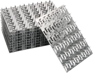 Wholesale 6x4 Inch Pronged Truss Flat Mending Plates Galvanized Steel With 8mm Nail Teeth from china suppliers