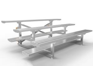 Wholesale Pneumatic Wheels Outdoor Bleacher Seating Single / Double Foot Plank Easy Assembly from china suppliers