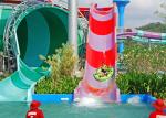 Large Outdoor Water Park Fiberglass Slide Commercial Playground Equipment