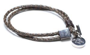Wholesale Leather Bracelet, Stainless Steel Clasp, 8 Inches from china suppliers