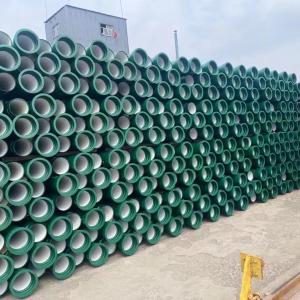 Wholesale AISI EN JIS DN80-DN2600 200mm Cement Lined Ductile Iron Pipe Cement Coating K7 K8 K9 For Potable Water from china suppliers