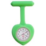 Peach Heart Nurse Watches Pocket Watch Nuring Medical Silicone Quartz Watches