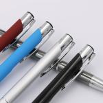 Office Metal Ballpoint Pen 2 in 1 Multifunctional Aluminum Screen Stylus