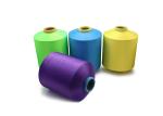 200 144 Poy Textile Polyester Yarn Dyed Color Abrasion Resistance