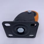 2 Inch Orange PU Swivel Heavy Duty No-Brake Caster