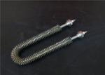 U W Shape Finned Tubular Heater 3 Kw Tubular Heater SS304 / Incoloy Material